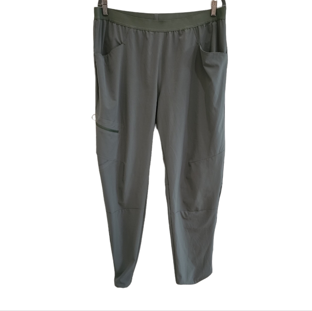 💜 Patagonia Women's Chambeau Rock Climbing hiking Pants Green